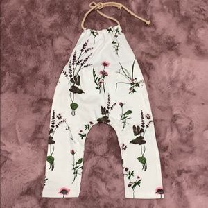🌿 Toddler 3T floral ivy romper